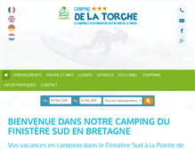 Tablet Screenshot of campingdelatorche.fr